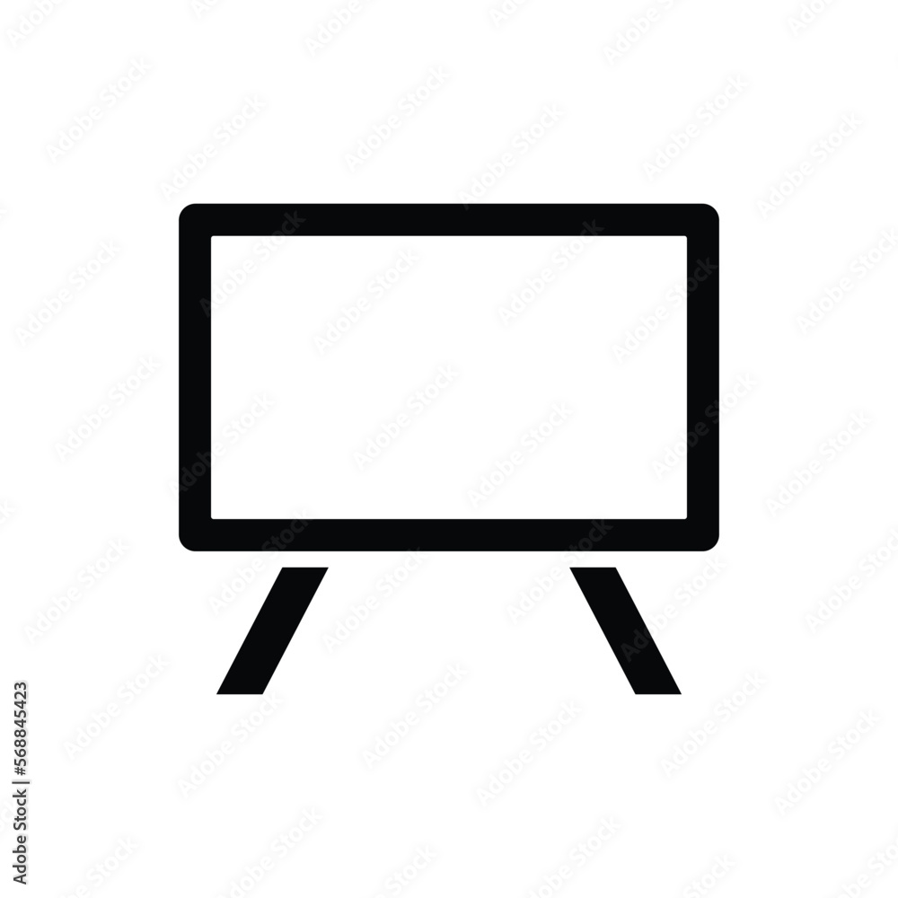 blackboard icon vector design template in white background blackboard icon vector design template in white background