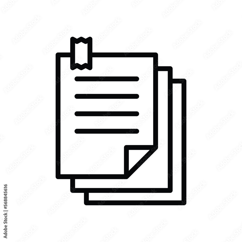 note icon vector design template in white background note icon vector design template in white background