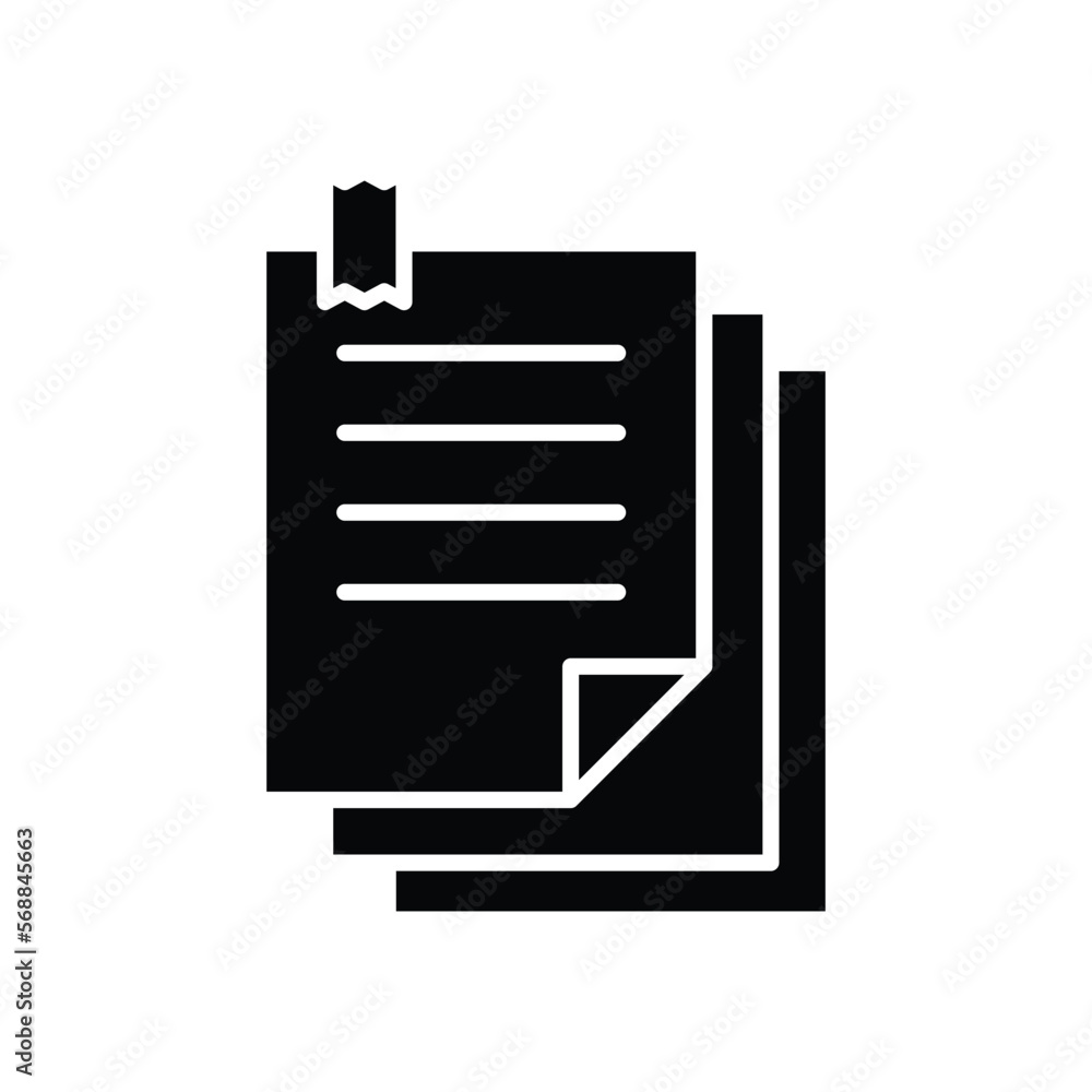 note icon vector design template in white background