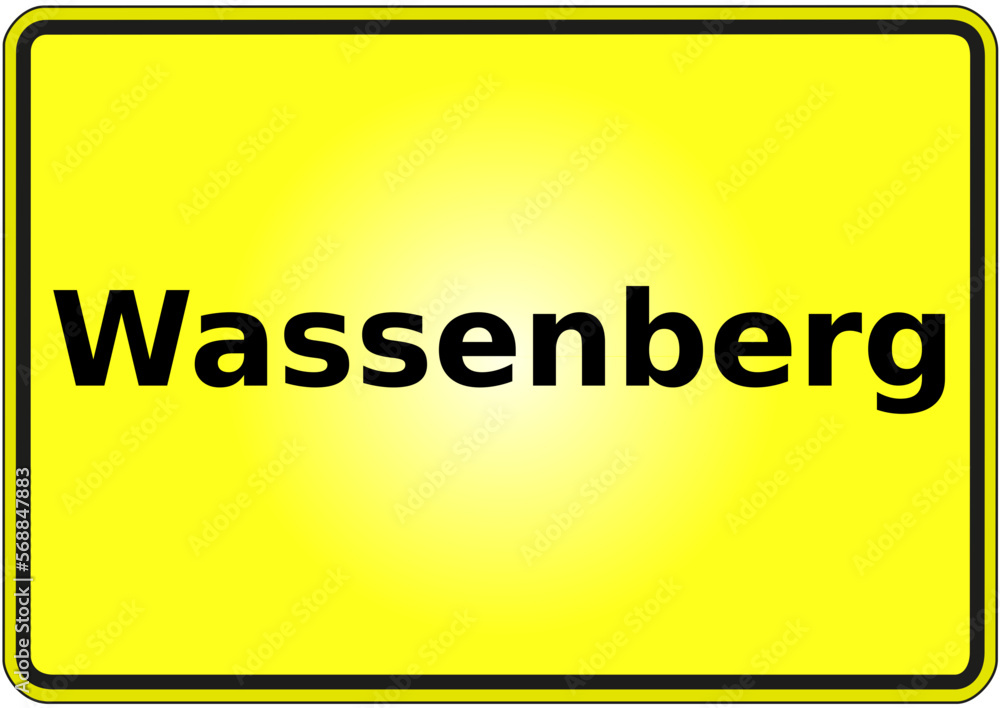 Stadteingangsschild Deutschland Stadt Wassenberg Stadteingangsschild Deutschland Stadt Wassenberg