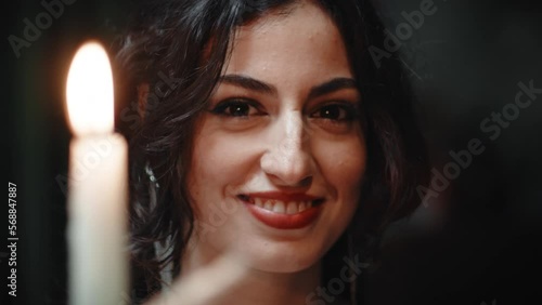 Wallpaper Mural Boy And Girl At Restaurant For Valentine day dinner Torontodigital.ca