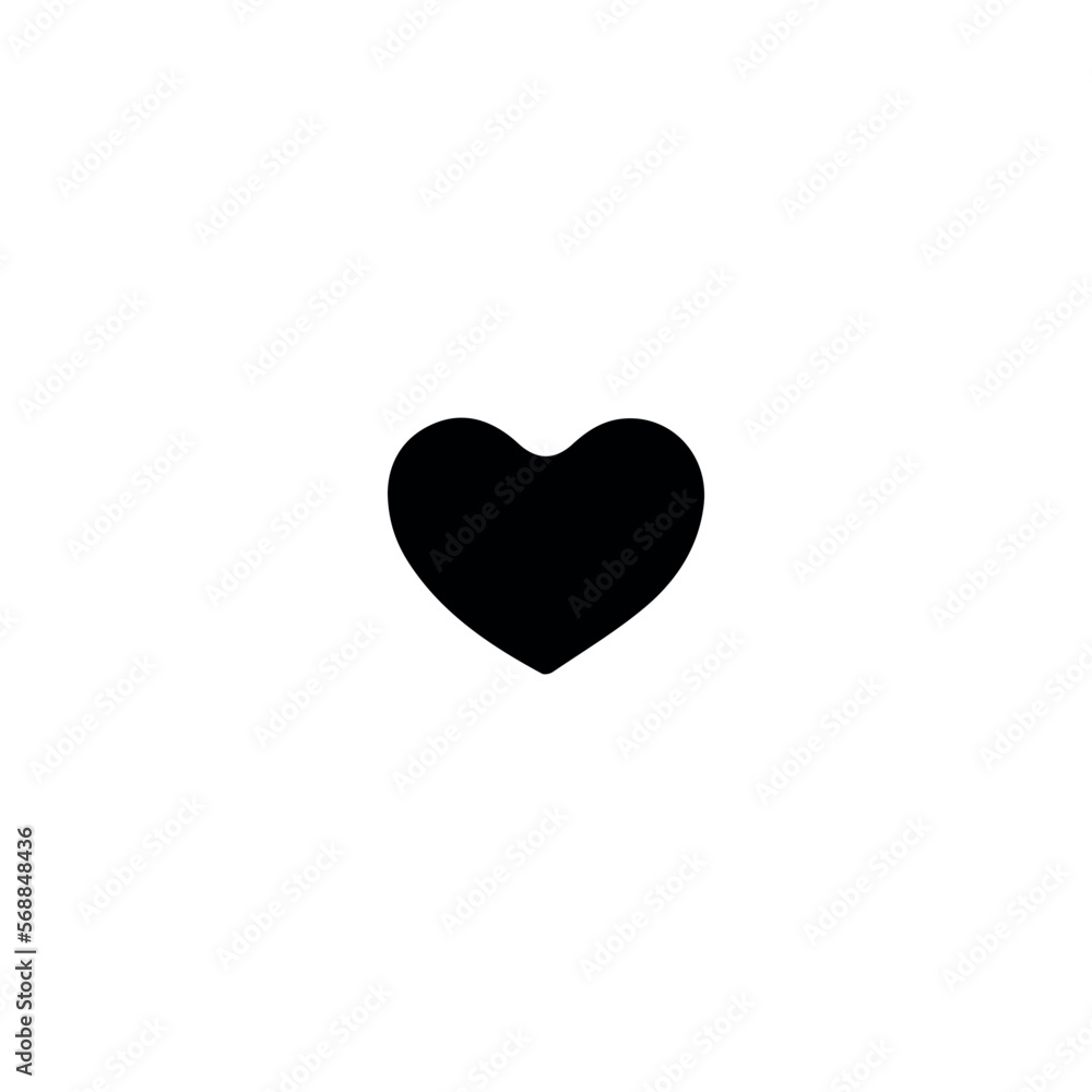 Heart icon. Like button. Simple style Valentine day poster background symbol. Heart brand logo design element. Heart t-shirt printing. vector for sticker. Heart icon. Like button. Simple style Valentine day poster background symbol. Heart brand logo design element. Heart t-shirt printing. vector for sticker.