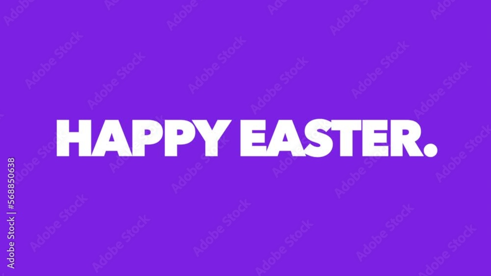 Happy Easter text on fashion purple gradient, motion abstract holidays, spring and promo style background Happy Easter text on fashion purple gradient, motion abstract holidays, spring and promo style background