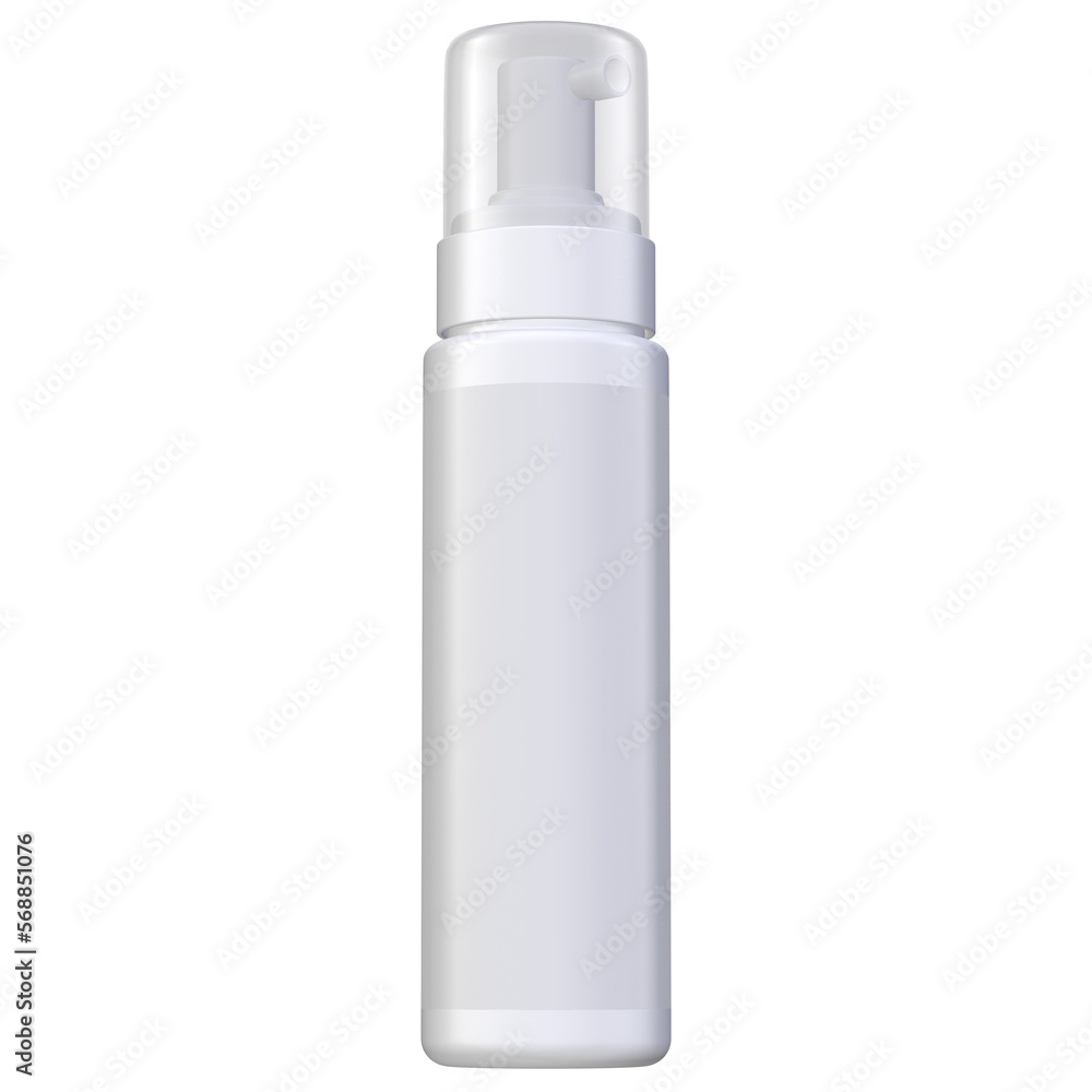 Realistic Dry Shampoo Foam 3D bottle rendering on white background Realistic Dry Shampoo Foam 3D bottle rendering on white background