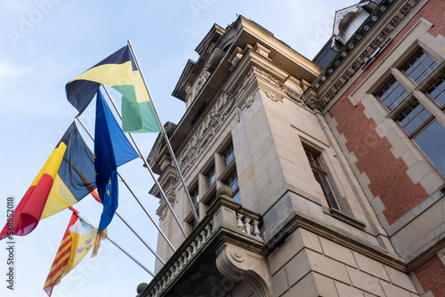Malmedy Rathaus in Malmedy, Belgium