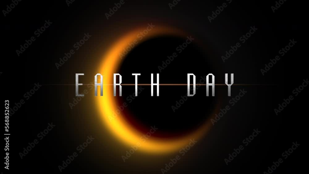 Earth Day with yellow light of black planet in galaxy, motion abstract futuristic, cosmos and sci-fi style background Earth Day with yellow light of black planet in galaxy, motion abstract futuristic, cosmos and sci-fi style background