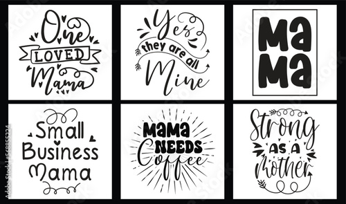 Mom SVG Design Bundle. Mom Typography t-shirt design bundle. Mom designed a Vector. Funny mom