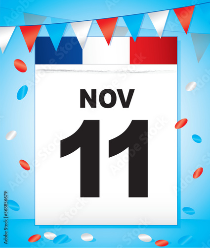 CALENDRIER NOVEMBRE 11 NOV. FESTIF