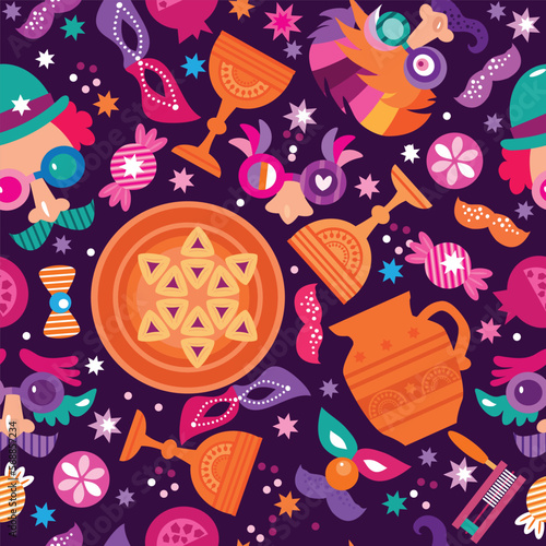 Happy Purim pattern 21