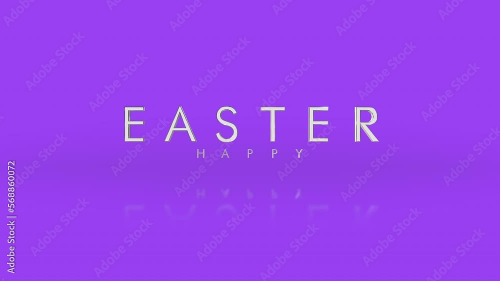 Elegance Happy Easter text on purple gradient, motion abstract holidays, modern, promo and holidays style background Elegance Happy Easter text on purple gradient, motion abstract holidays, modern, promo and holidays style background