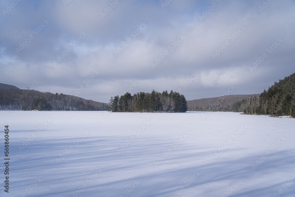 winter in the mountains