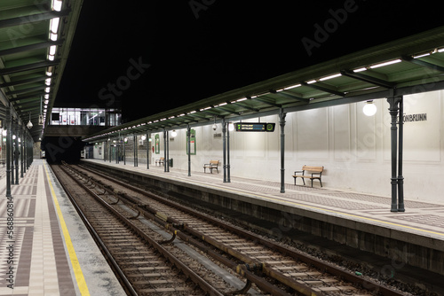  Schonbrunn subway station in Vienna, Austria