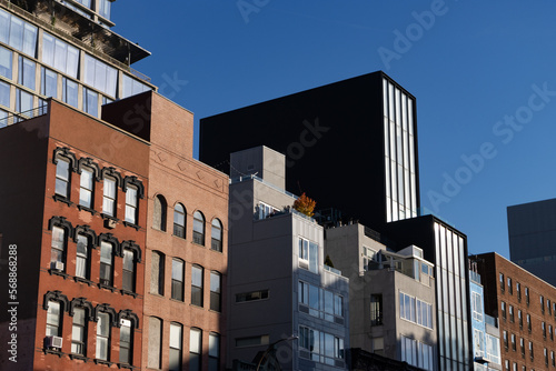 Wallpaper Mural Row of Old and Modern Residential Buildings on the Lower East Side of New York City Torontodigital.ca
