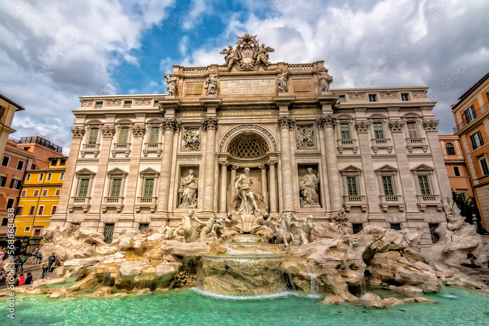 Fontana di Trevi, the most famous fountain in the world