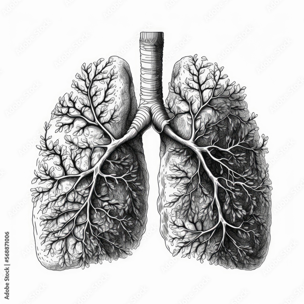 Lungs  Drawing Skill
