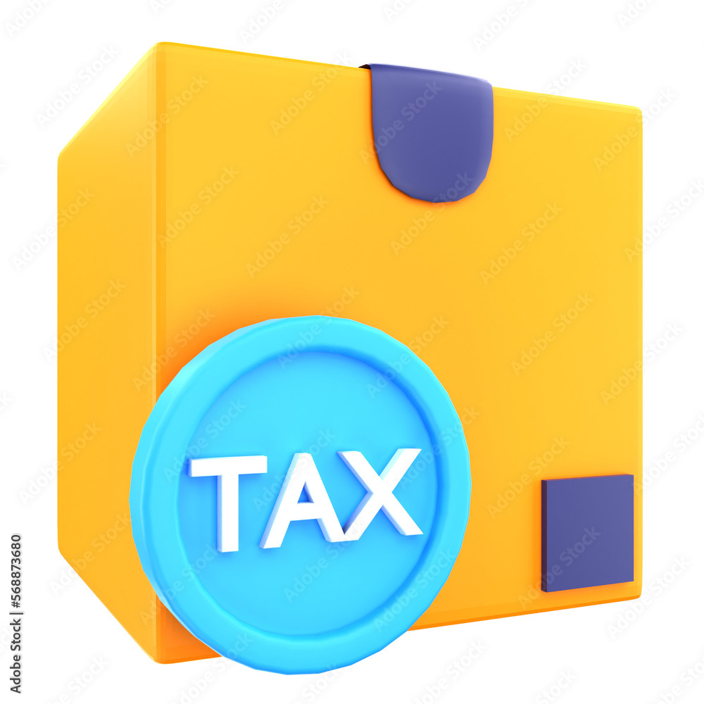 3d icon render tax service illustration 3d icon render tax service illustration
