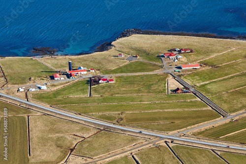 Icelandic scenic landscape photo