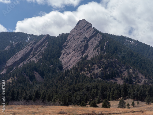 Flatiron mountains in boulder colorado