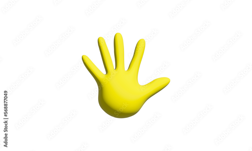 Hand Gesture Emoji Icon Illustration Sign. Hello and Goodbye Hand Gesture Emoji Icon Illustration Sign. Hello and Goodbye
