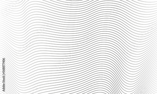 Wavy stripes texture. Minimal design element 