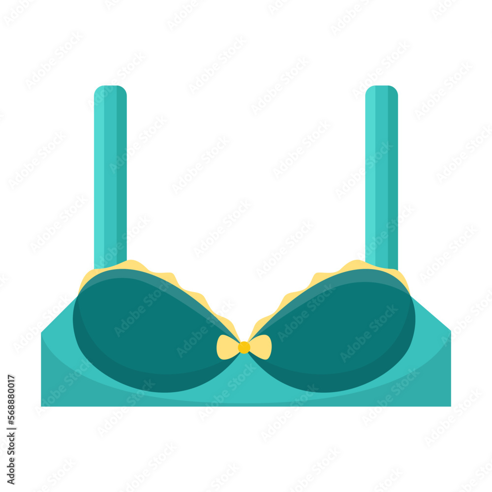 Push up brassiere for women vector illustration. Female underwear concept Push up brassiere for women vector illustration. Female underwear concept