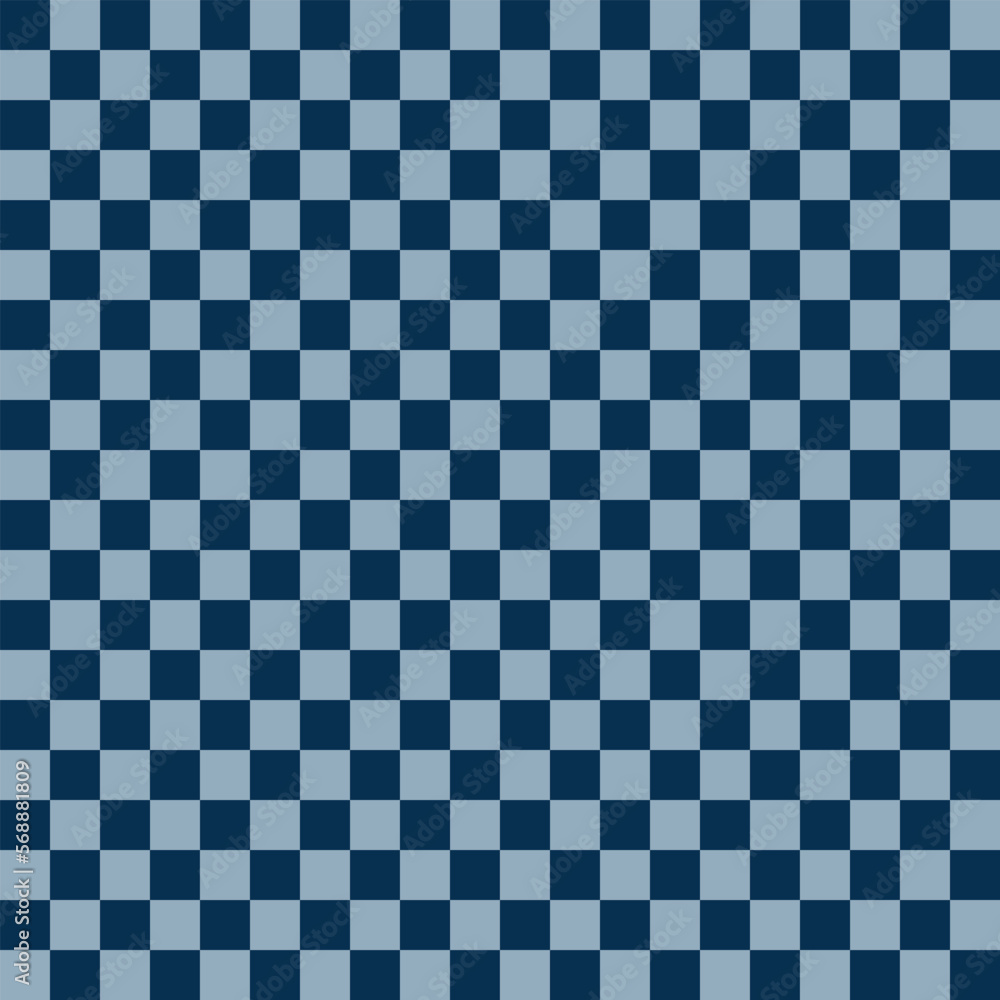 Cute pattern geometric cute blue style. square table pattern dark blue pastel color chess grid background. Abstract,vector,illustration.Texture,clothing,wrapping,decoration,carpet,wallpaper. Cute pattern geometric cute blue style. square table pattern dark blue pastel color chess grid background. Abstract,vector,illustration.Texture,clothing,wrapping,decoration,carpet,wallpaper.