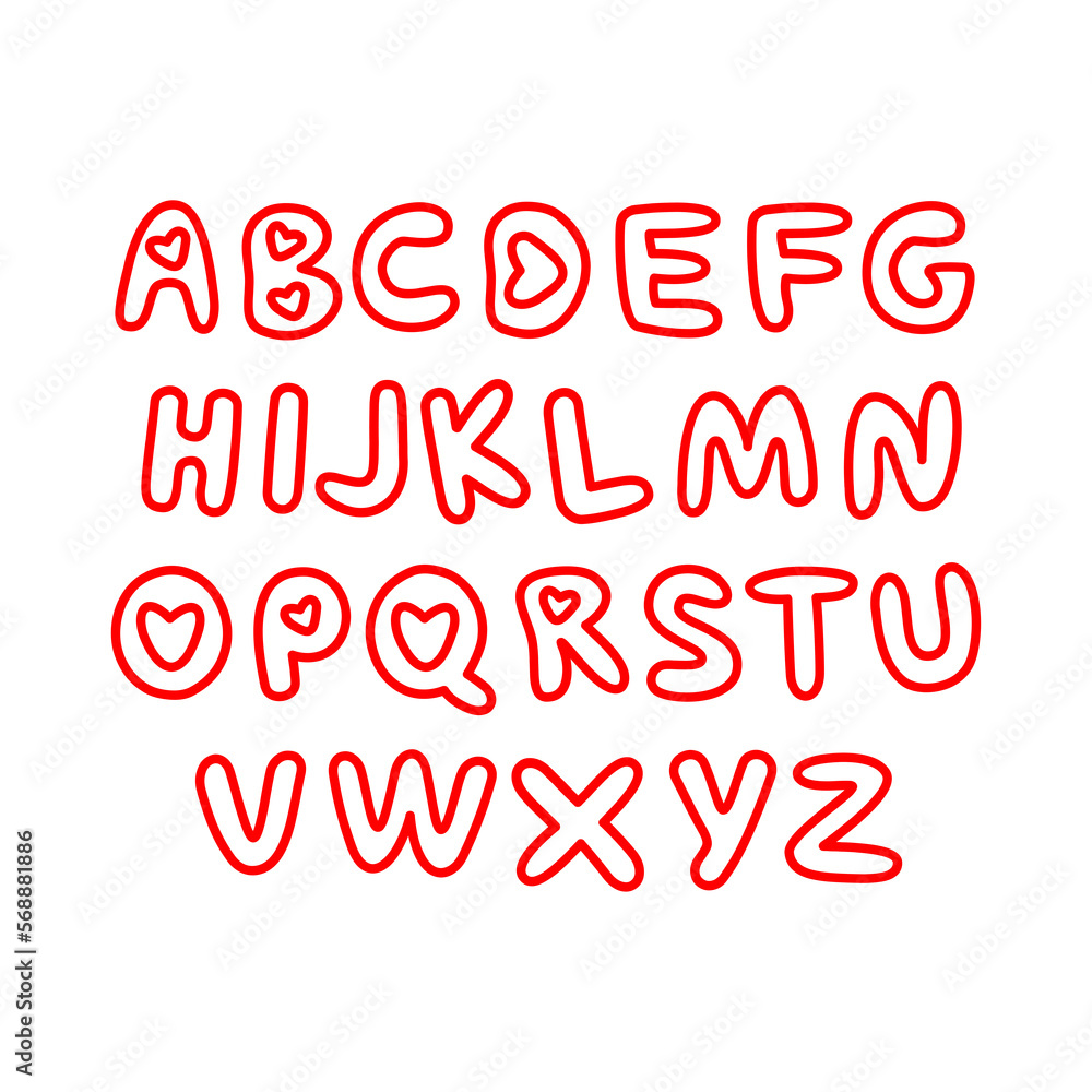 English Alphabets on Transparent Background English Alphabets on Transparent Background