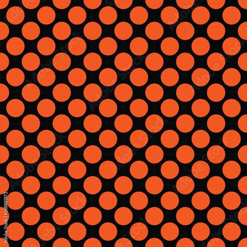 Seamless vector pattern dot circle illustrator balance dot circle cute vertical black and orange color dot circle orange wallpaper.