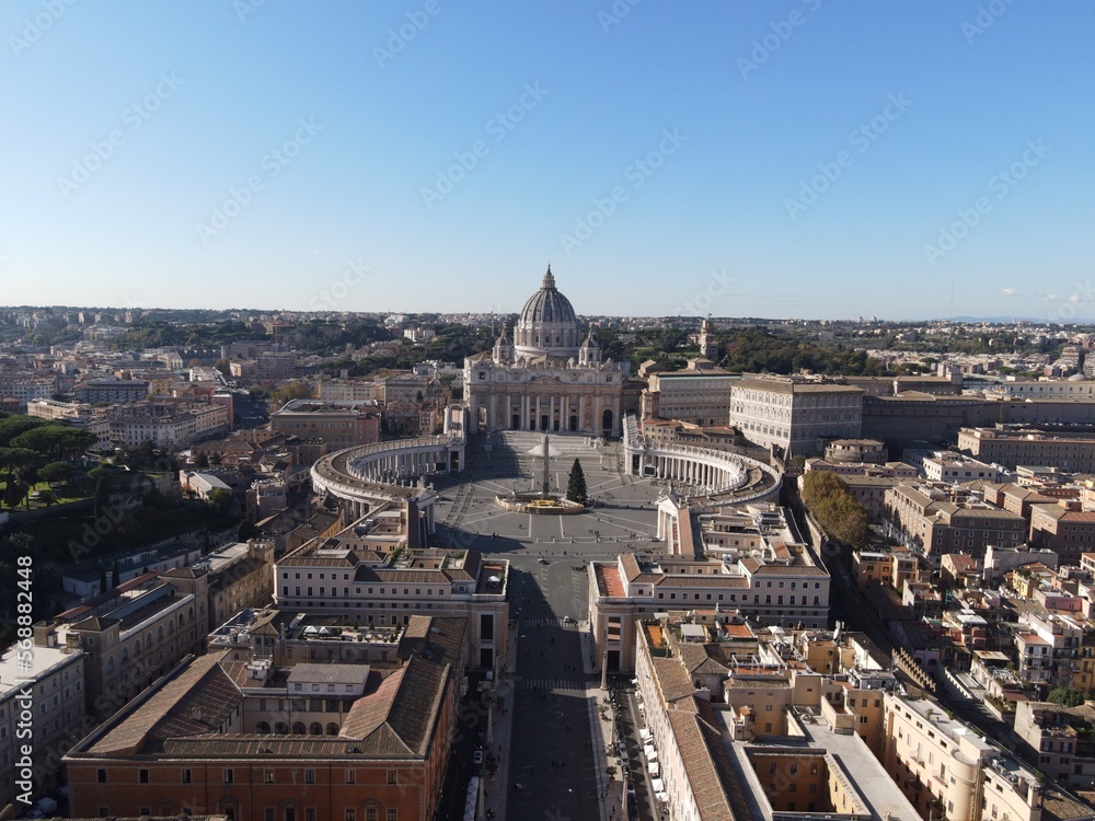 The Vatican Holysee and Castle of the arch angel in Rome, Italy The Vatican Holysee and Castle of the arch angel in Rome, Italy
