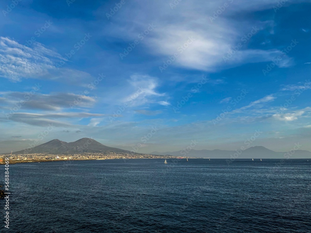 Panorama del Vesuvio a Napoli