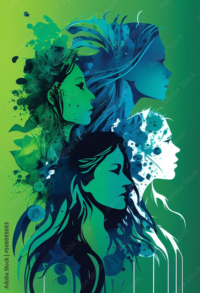 Women rights day Wallpapers feminism and Artistic abstract women