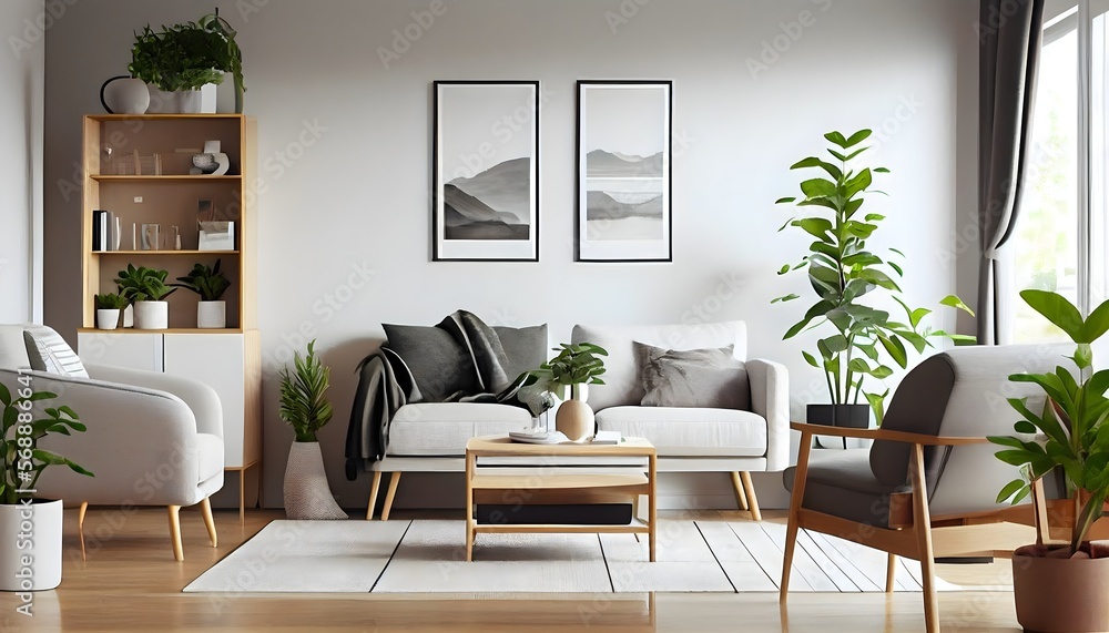 Simple and Sweet: A Minimalist living Room Design. A neutral color ...