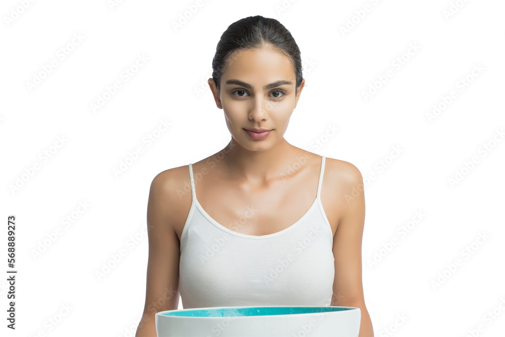 Portrait of serious young woman looking at camera Portrait of serious young woman looking at camera