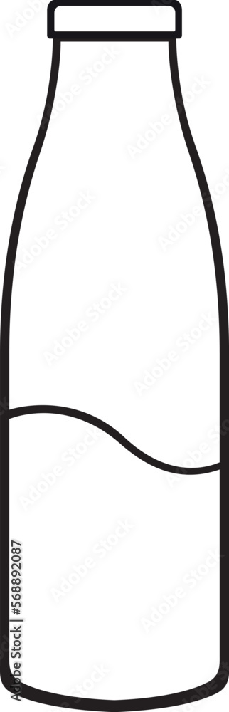 Milk Bottle icon vector design template Milk Bottle icon vector design template