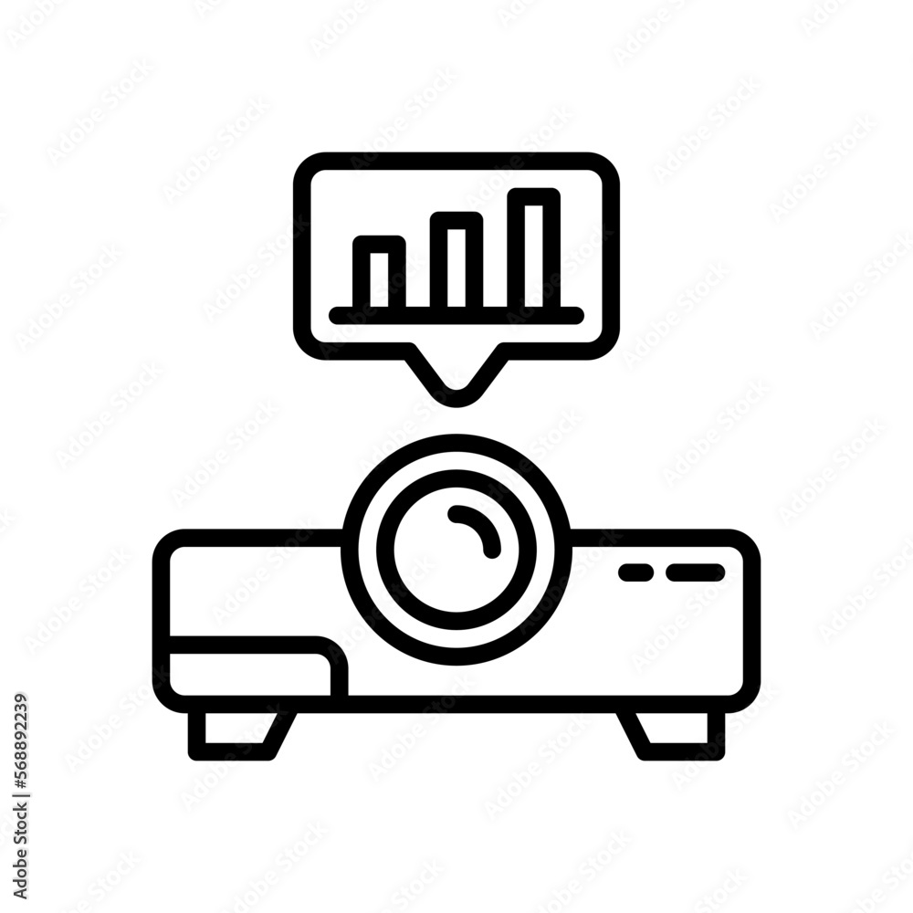 projector icon for your website design, logo, app, UI. projector icon for your website design, logo, app, UI.