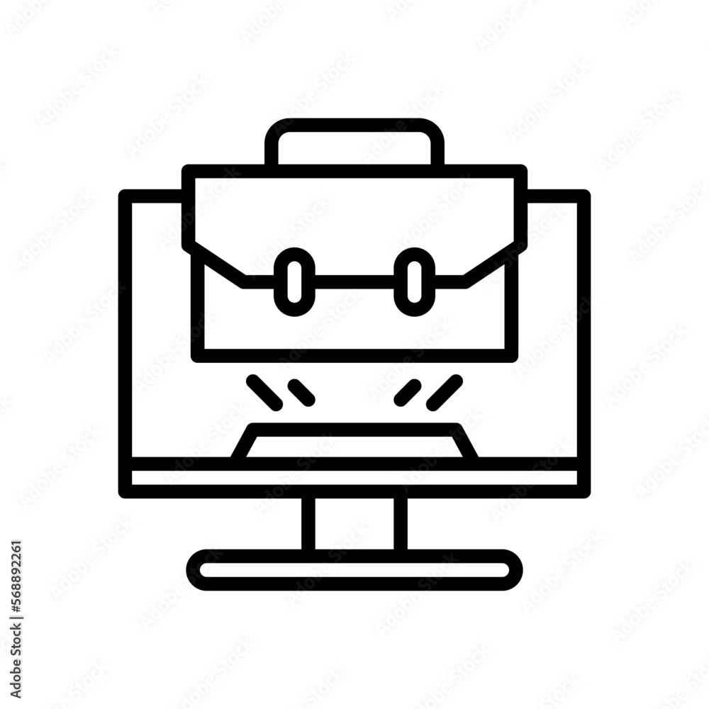 brefcase icon for your website design, logo, app, UI. brefcase icon for your website design, logo, app, UI.