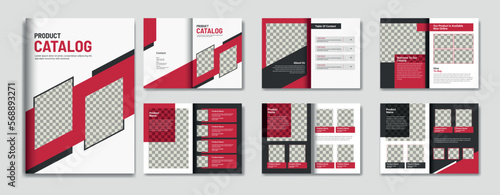 Modern product catalog design template, multipurpose product catalogue layout design template, a4 Minimalist Company product brochure template design