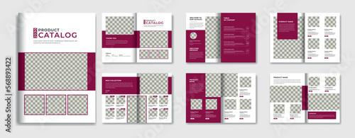 Minimalist product catalog design template,
multipurpose product catalogue layout design template, a4 Company product brochure template design