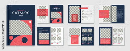 Minimalist product catalog design template, creative multipurpose product catalogue layout design template, a4 modern company product brochure template design