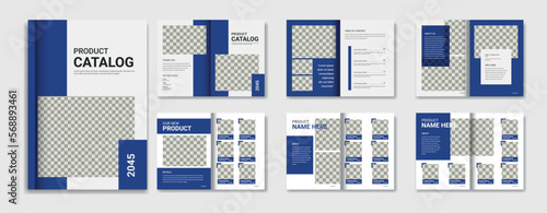 Minimalist product catalog design template,
multipurpose product catalogue layout design template, a4 Company product brochure template design