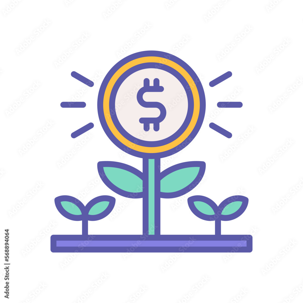 investment icon for your website design, logo, app, UI. investment icon for your website design, logo, app, UI.