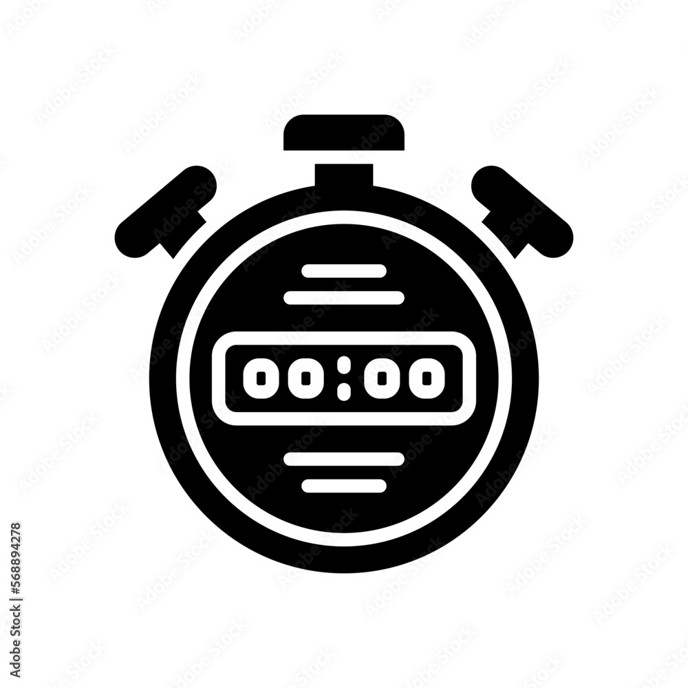 stopwatch icon for your website design, logo, app, UI. stopwatch icon for your website design, logo, app, UI.