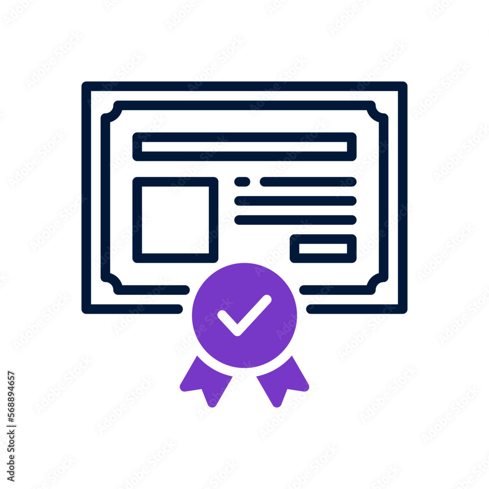 certificate icon for your website design, logo, app, UI. certificate icon for your website design, logo, app, UI.