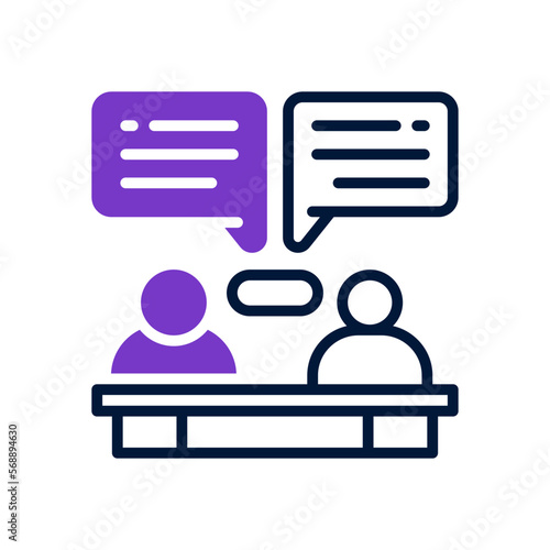 consultation icon for your website design, logo, app, UI. 