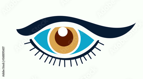 eye of ra from the evil eye, mystical, clairvoyance, vector