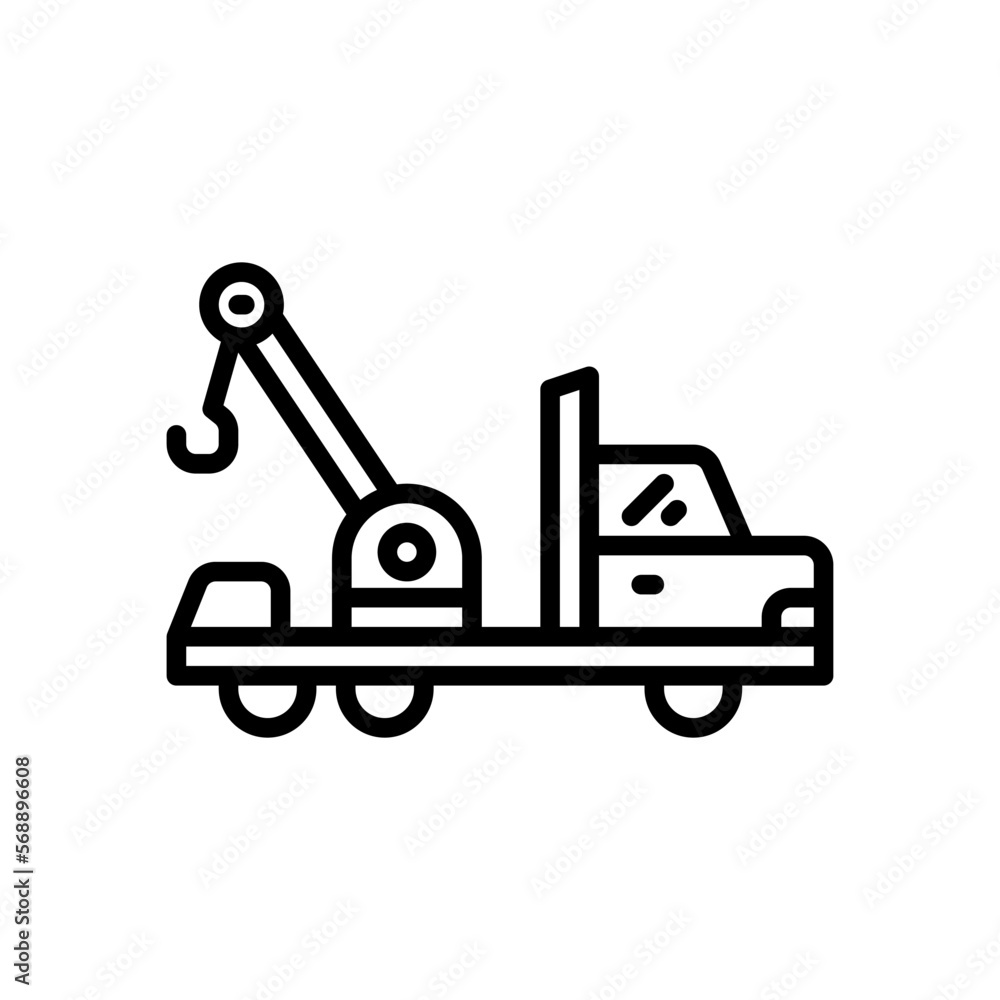 tow truck icon for your website, mobile, presentation, and logo design. tow truck icon for your website, mobile, presentation, and logo design.