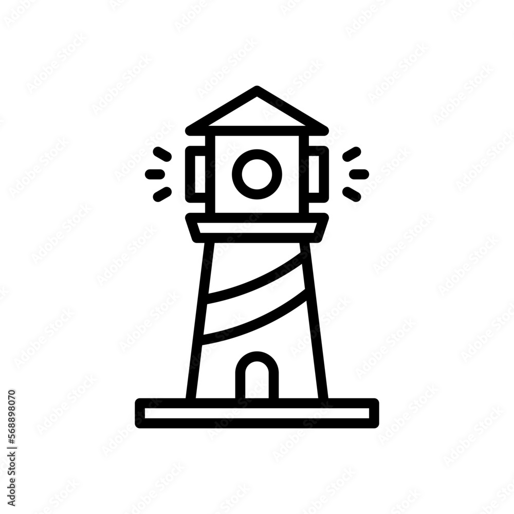 lighthouse icon for your website design, logo, app, UI. lighthouse icon for your website design, logo, app, UI.