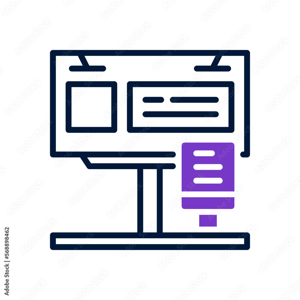 billboard icon for your website design, logo, app, UI. billboard icon for your website design, logo, app, UI.