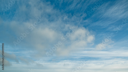 blue sky and white clouds close up © fotofotofoto