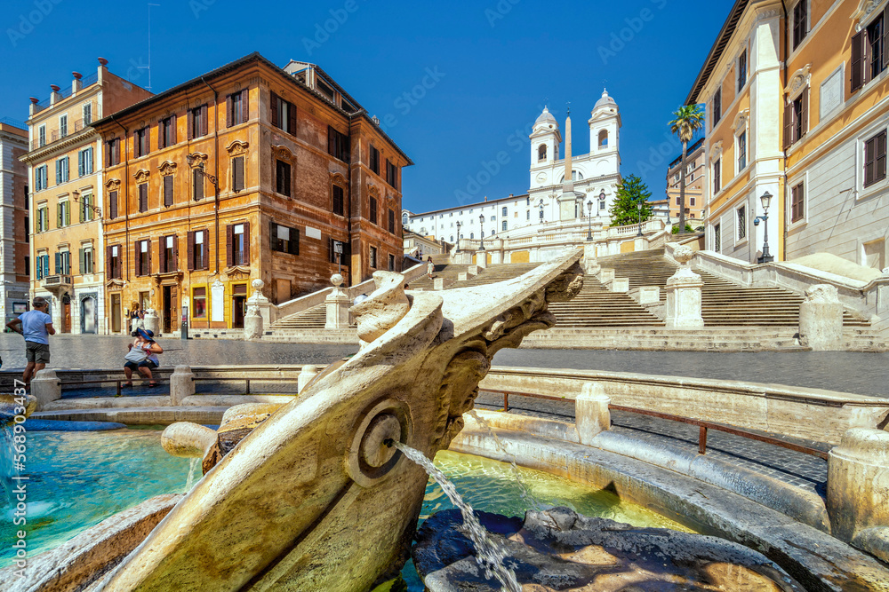 Treffpunkt Spanische Treppe in Rom